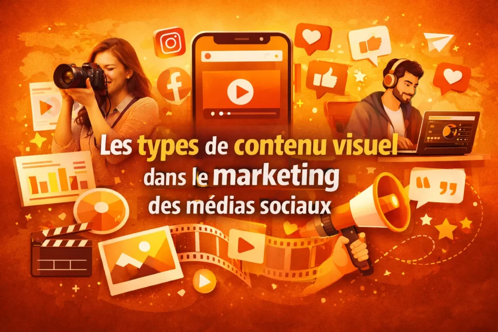 Les types de contenu visuel dans le marketing des medias sociaux 1024x683