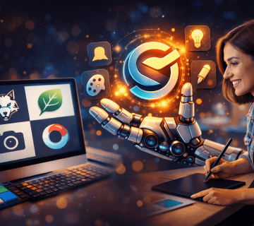 Creation de logo avec IA 360x320