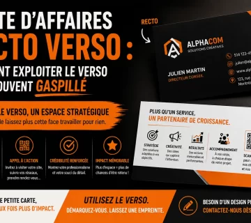 Carte daffaires recto verso comment exploiter le verso trop souvent gaspillecartes daffaires 360x320