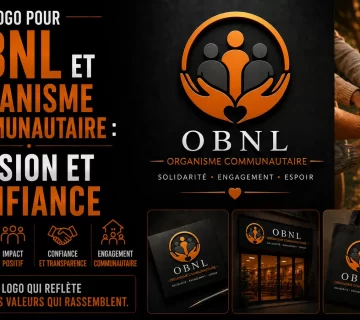 Logo pour OBNL et organisme communautaire 360x320