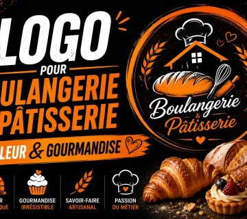Logo pour boulangerie et patisserie 360x320