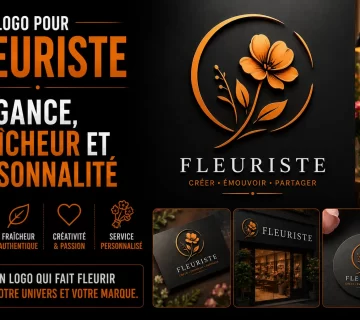 Logo pour fleuriste 360x320