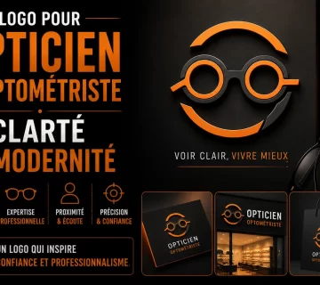 Logo pour opticien et optometriste 360x320