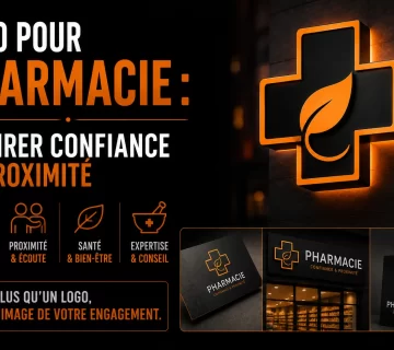 Logo pour pharmacie inspirer confiance et proximite 360x320