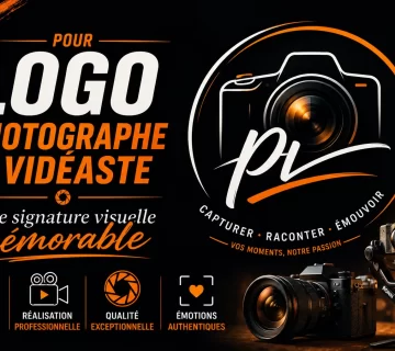 Logo pour photographe et videaste 360x320