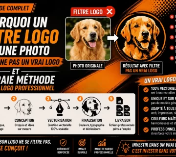 Pourquoi un filtre logo sur une photo ne donne pas un vrai logo 360x320