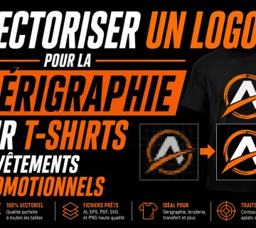 Vectoriser un logo pour la serigraphie sur t shirts et vetements promotionnels 360x320