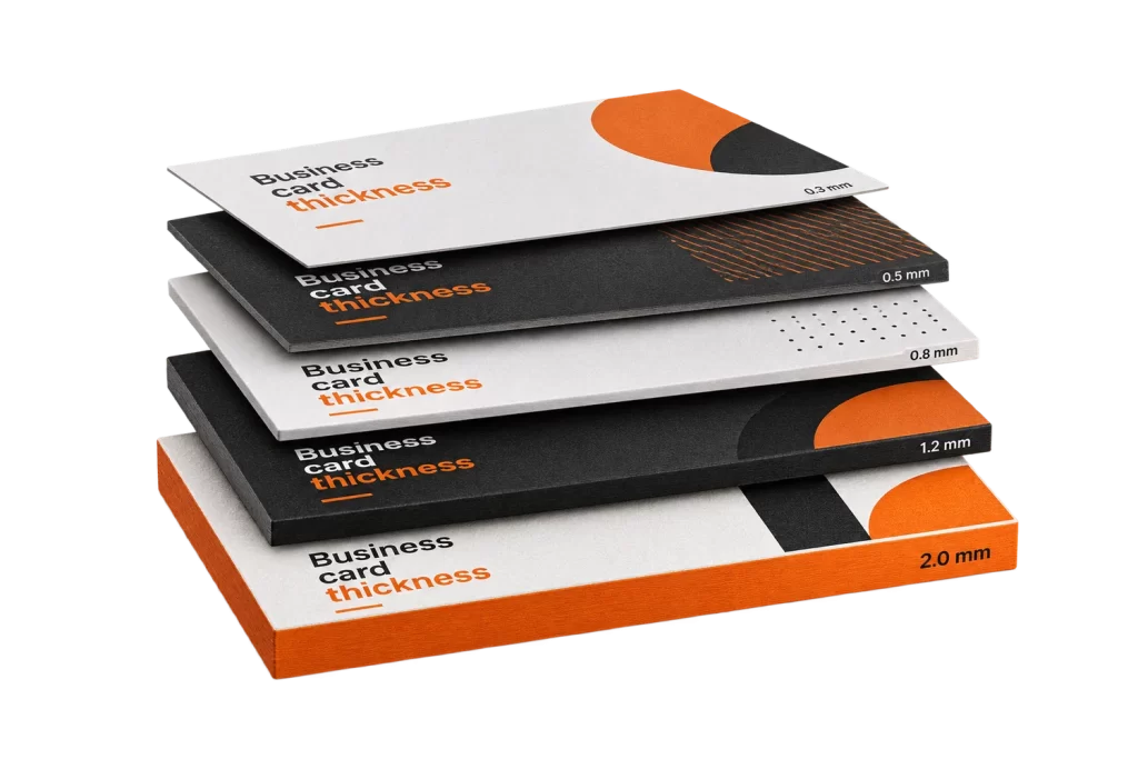 A small business card that leaves a lasting impression.