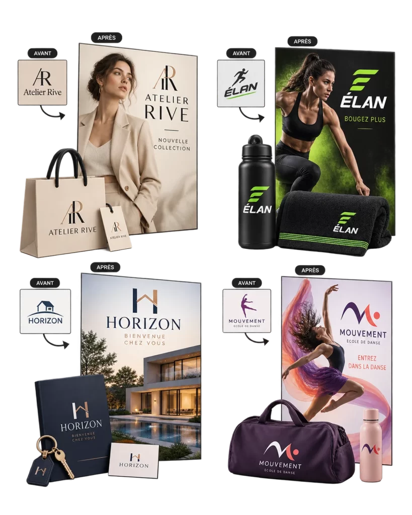 Refonte de logo : exemples de réalisations sur mesure