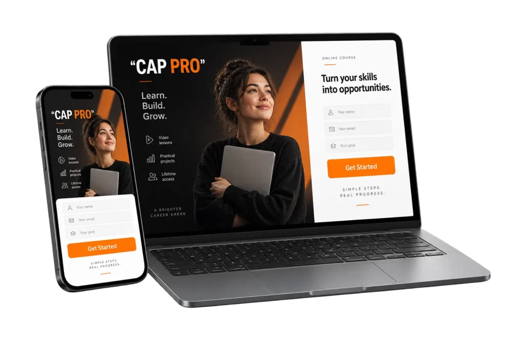 Les sections d’une landing page efficace.
